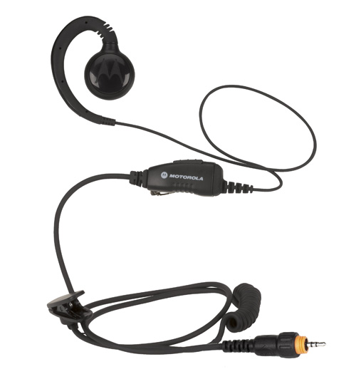 Accessory kit, clip single pin earpiece w/ptt, pvc free