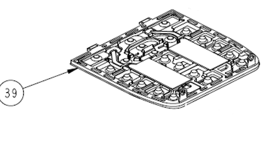 KEYPAD,RUBBER KEYS ROMAN