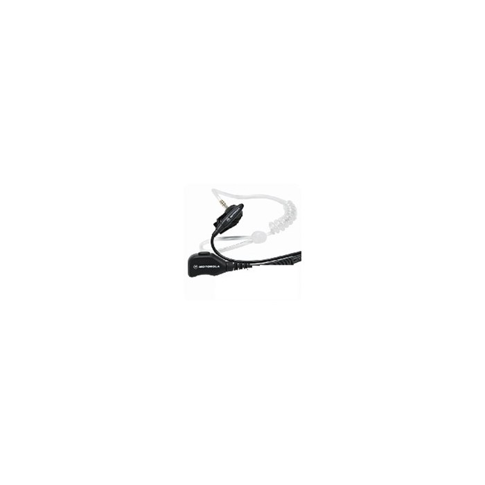 2-Wire Earpiece with clear acoustic tube(Black)