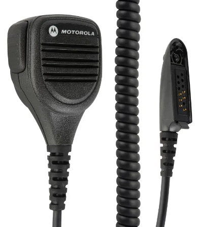 Remote Speaker Microphone (IP57) with Windporting Enhanced Noise Reduction