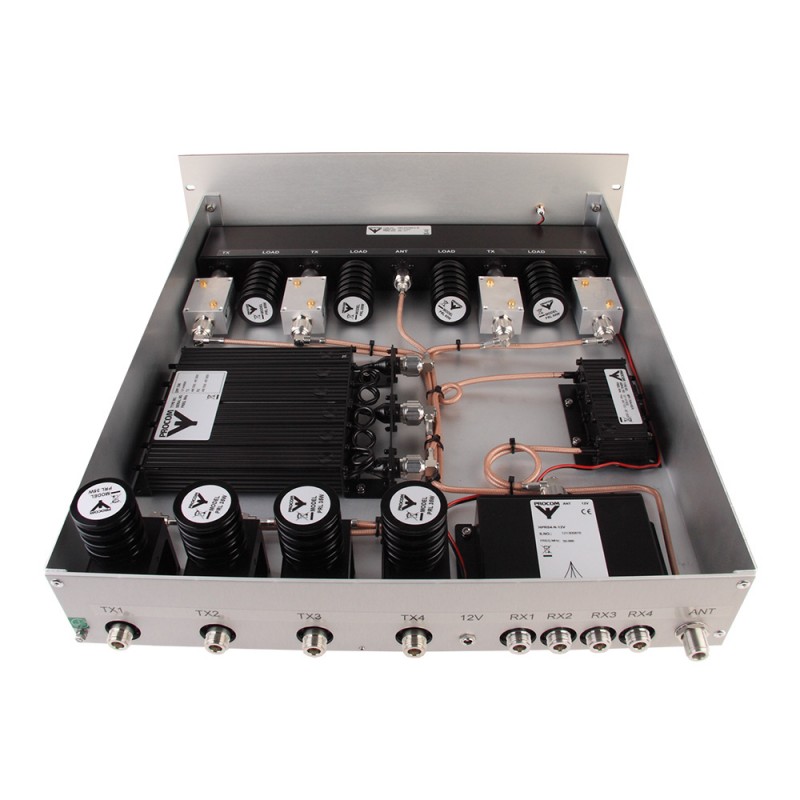 PRO-COM450-BHDAR-4/, 406-470 MHz, with black front plate