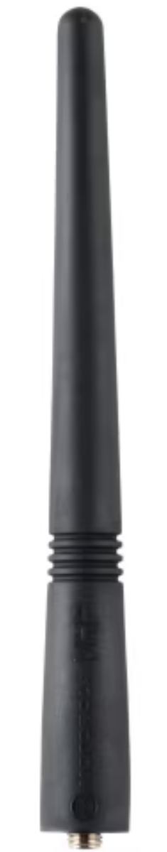 Flexible Whip, VHF Antenna, 150.8–162 MHz, Length: 14cm.