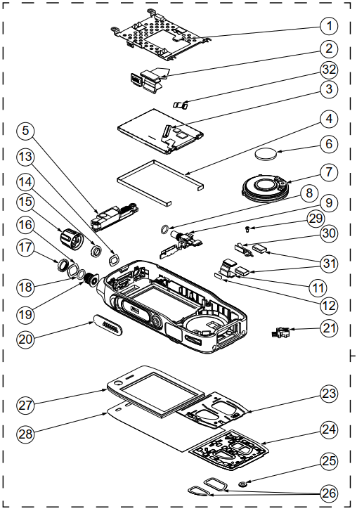 Front housing assembly kit for MXP600