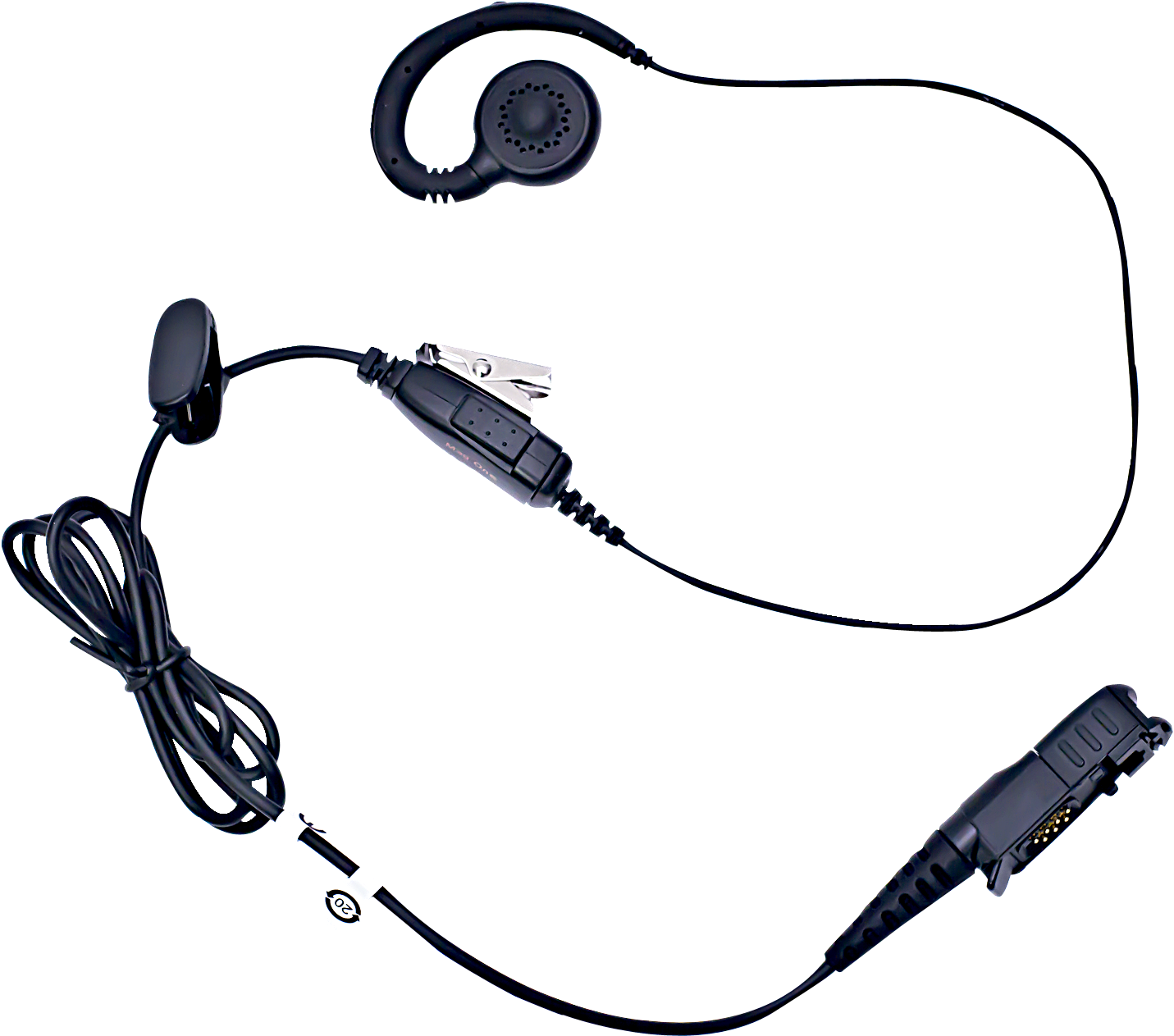 Mag One Swivel Earpiece With In-Line Microphone and PTT