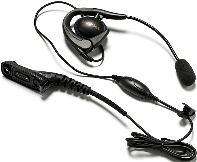 MAGONE Earset with In-Line Microphone and PTT