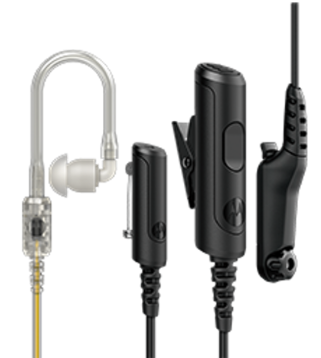 3-Wire Surveillance Kit with Loud Audio Translucent Tube, IMPRES
