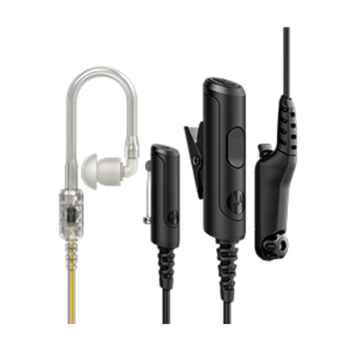 3-Wire Surveillance Kit with Loud Audio Translucent Tube, IMPRES