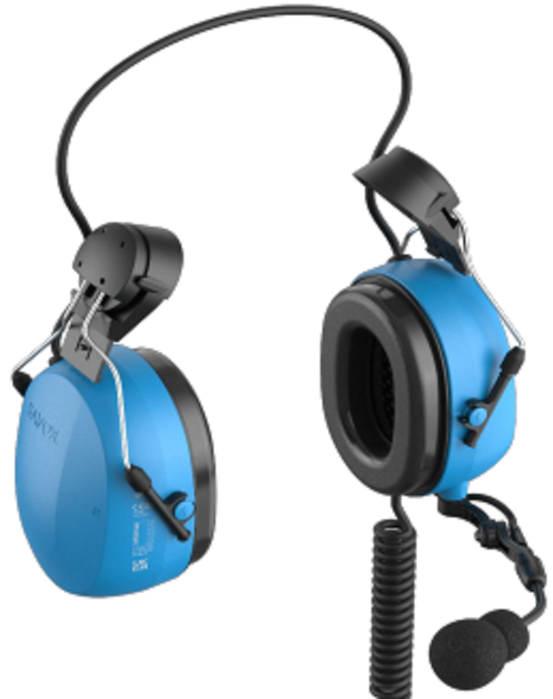 HS700Ex Helmet Attachment Headset with Nexus Jack, IP67, ATEX