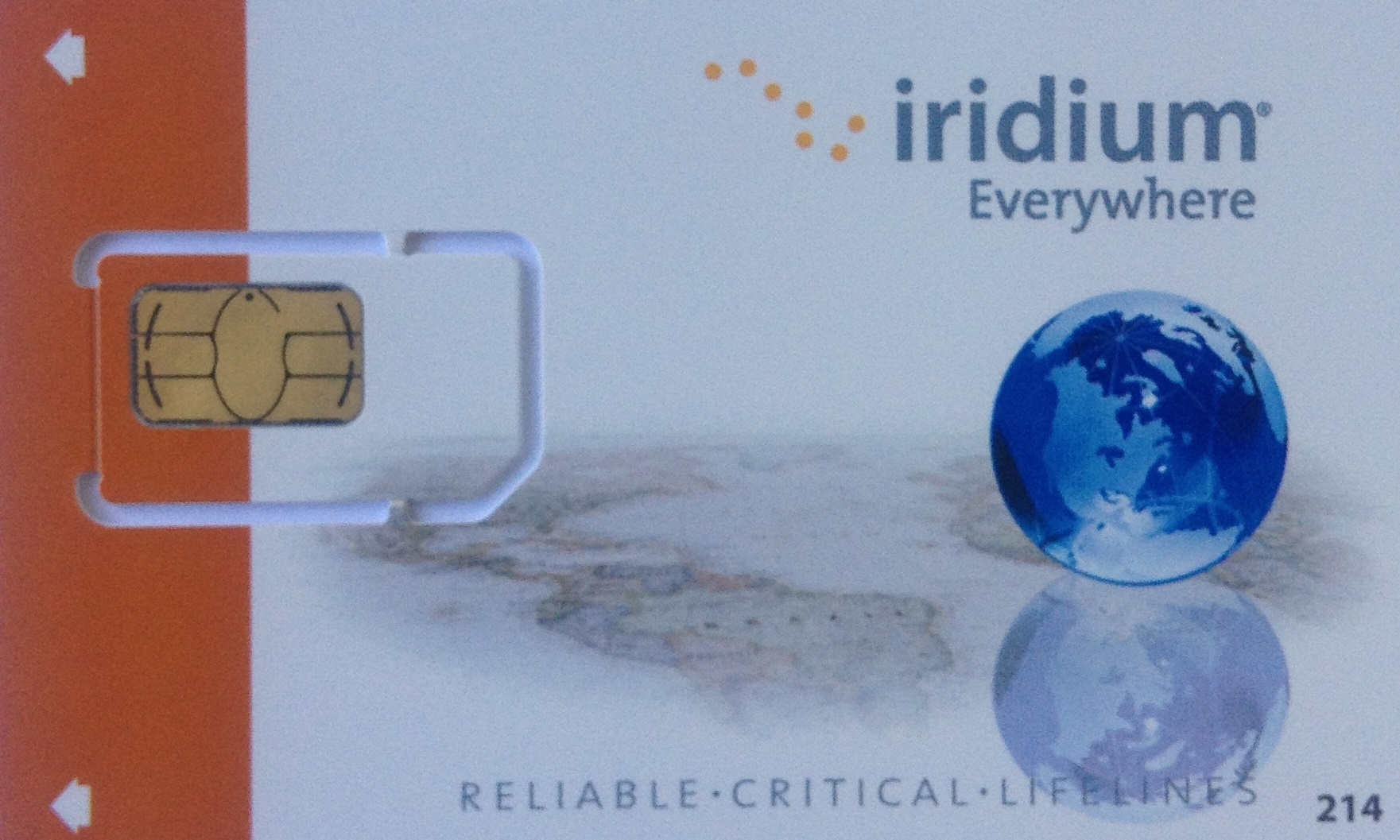 SIM kort til Iridium telefon- Post paid
