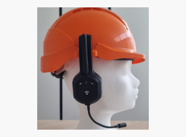 Syncro SV-10 Headset Radio with safety helmet