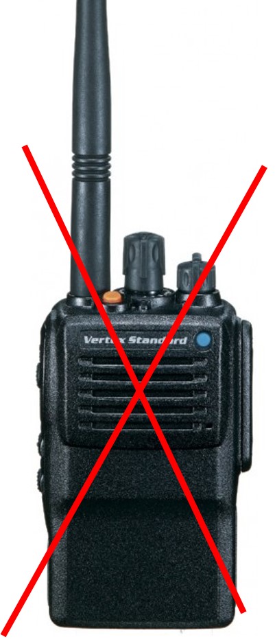 Radio, VX-821EG65A, 16 kanaler, UHF