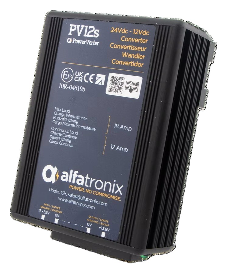 24VDC To 12VDC Voltage Converter 12-18 Amp PV12S