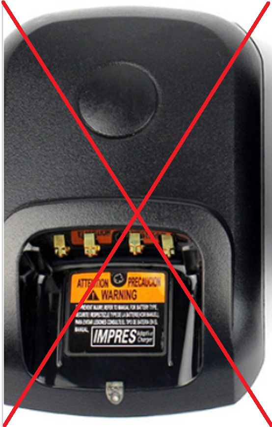 IMPRES CHARGER BASE ONLY - No longer available from Motorola