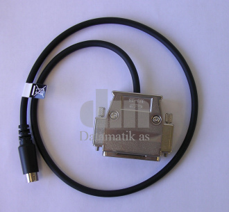 Kabel mellom FIF-8 flash og 25-pin D-SUB plugg