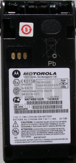 Batteri, ATEX, 1480 mAh, GP340/80 Svart og Blå serie
